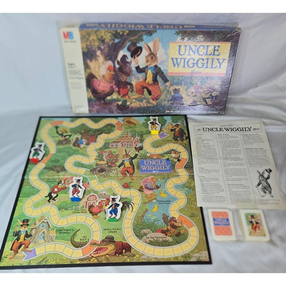 Milton Bradley Other - Uncle Wiggily Vintage Board Game 1988 Complete Great Condition Milton Bradley